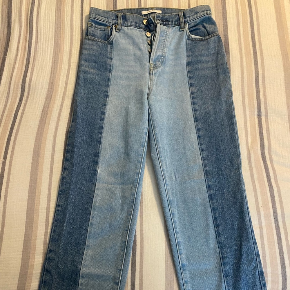 Pacsun split tone High Rise Straight jeans - Size 25